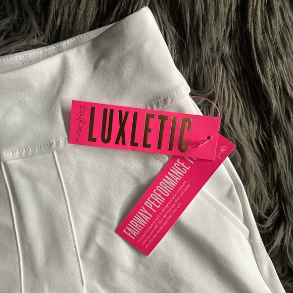 NWT Lilly Pulitzer Luxletic Malaga Skort Size 6 White UPF 50+ Orig $108 Skirt - Picture 4 of 10